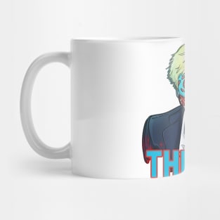 They Lie Obey Boris Political Zombie Alien Mug